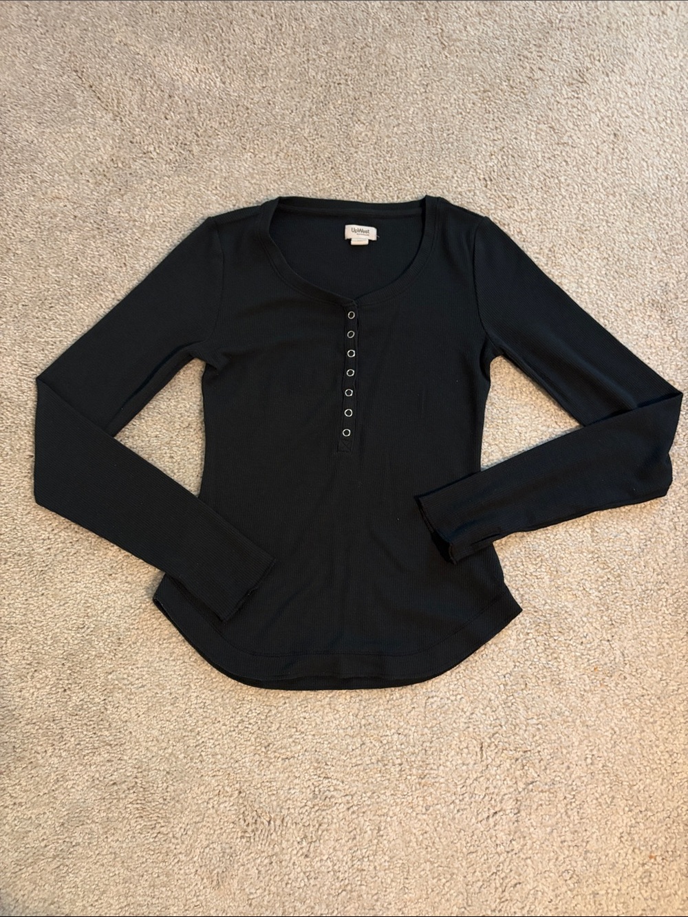 UpWest Waffle Knit Long sleeve tee